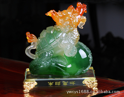 招財(cái)納福，如意歸來——熱銷仿玉樹脂工藝品龍龜貔貅鑒賞